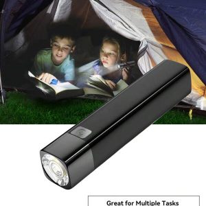 1 Pc Mini Portable Ultra Bright Long-Range Multifunctional Led Flashlight, Usb Charging, Abs Material, Portable Small Size, Suitable For Home Use, Camping, Fishing, Hiking Star